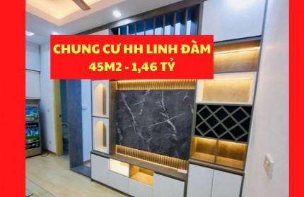 Bán căn hộ chung cư HH Linh Đàm - 45m2, 2PN - Giá 1,46 Tỷ (Có TL)