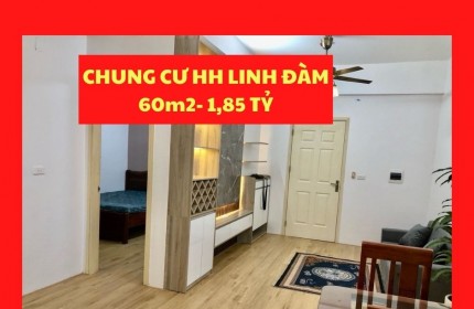 Bán căn hộ chung cư HH4 Linh Đàm FULL NỘI THẤT ĐẸP - Ở NGAY -  60m2 - Giá 1,85 tỷ (Có TL)