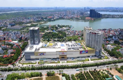 BÁN LÔ ĐẤT 241.9M2, VƯỜN ĐÀO, CẠNH LOTTE MALL, MẶT TIỀN 29M. GIÁ 80 TỶ.