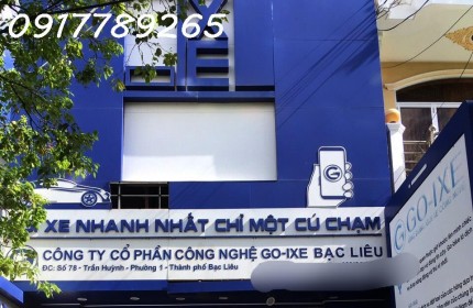 Chính chủ cần cho thuê mặt bằng cho thuê tại số 78 Trần Huỳnh .P1 Thành Phố Bạc Liêu.
