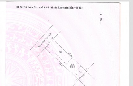 Bán 100M đất Ngô Gia Tự, Long Biên MT 5,1M GIÁ CHỈ 8.5  tỷ. Oto, kinh doanh