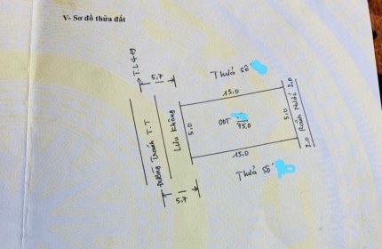 khu bình sơn thị trấn chúc sơn 75m cách tỉnh lộ 419 và ql6 tầm 200m đường ô tô thoải mãi kinh doanh bất chấp