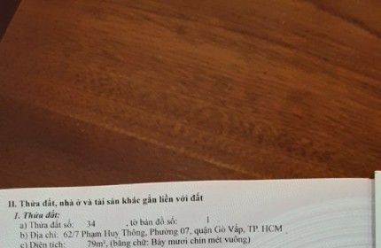 MTKD Phạm Huy Thông, P7, Gò Vấp. 1 trệt, lửng, 3 lầu giá: 18.5 tỷ bao phí, dòng tiền 28 tr/thg