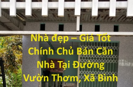 Nhà đẹp – Giá Tốt Chính Chủ Bán Căn Nhà Tại Đường Vườn Thơm, Xã Bình Lợi, Bình Chánh, HCM