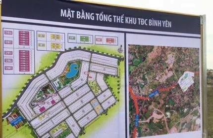 hàng hot cần bán nhanh 100m tđc bình yên hòa lạc view hồ điều hòa