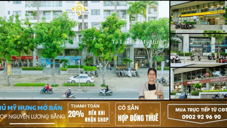 Shophouse mặt tiền Nguyễn Lương Bằng - Sẵn hợp đồng thuê dài hạn - Thanh toán giãn. Lãi suất 0%