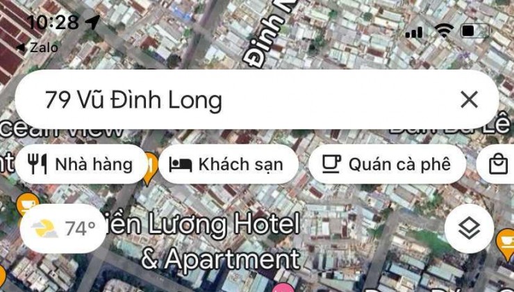 Chính chủ bán lô đất biển, khu dân cư dân trí, đất lên nhà số vip, 79 Vũ Đình Long, Thọ Quang, Sơn Trà, ĐN.