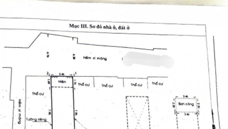 Hẻm xe tải 7m, 80m2, 3 tầng, Lô góc 2 mặt hẻm, ngay chợ Bà Chiểu, Sát Q1.