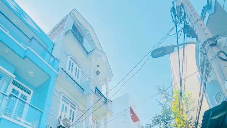 CHỈ 6.x TỶ NHÀ MỚI 3 TẦNG KHU PHÂN LÔ VIP - 60M2 - XE HƠI VÀO NHÀ - KO LỘ GIỚI KO QUY HOẠCH - VUÔNG VỨC -