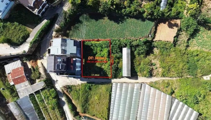 Đất biệt thự Trịnh Hoài Đức Phường 11 Đà Lạt 380m2 13ty