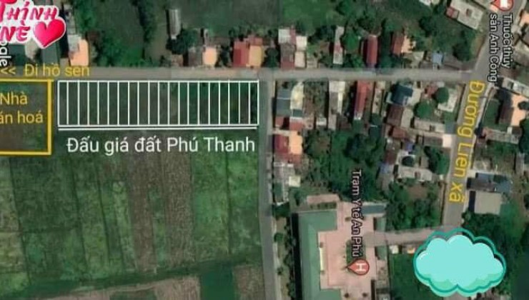 Bán đất đấu giá Phú Thanh - An Phú - Mỹ Đức - Hà Nội