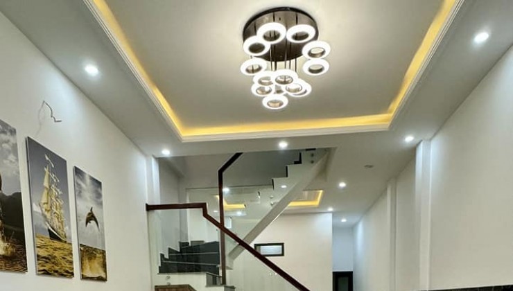 BÁN NHÀ XE TẢI ĐỔ CỬA-  ĐƯỜNG LÊ VĂN CHÍ-60M2- NGANG ĐỈNH 4.5M- 3 TẦNG BTCT- KHU PHÂN LÔ VIP- CHỈ 4.x TỶ