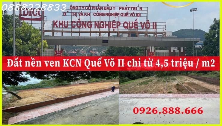 Bán 12 lô đất thổ cư tự thôn nam sơn bắc ninh - sát kcn Nam Sơn Chứa đại bàng goteck 60.000 công nhân.