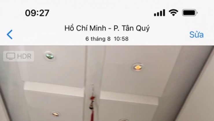 BÁN NHÀ ĐẸP TÂN PHÚ, 35M, NHỈNH 4 TỶ