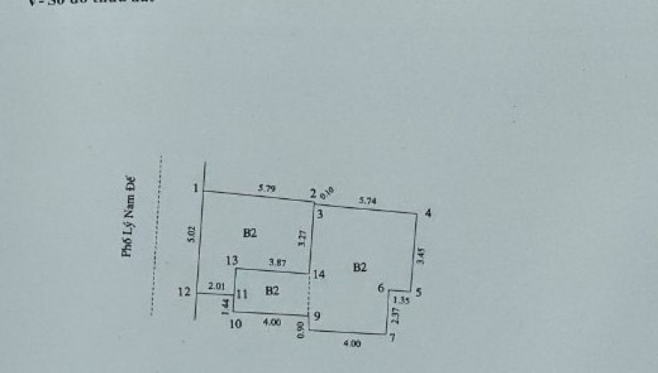 Mặt Phố Lý Nam Đế 60M2 Mặt Tiền 5M 38 Tỷ - 1 Sổ 1 Chủ Vỉa Hè Rộng