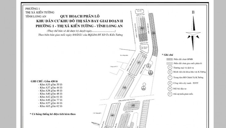 Bán Đất thổ TX Kiến Tường - Long An đường 22m