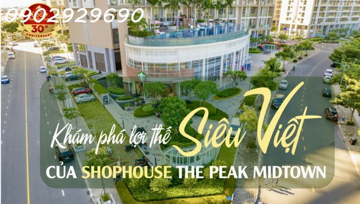 Bán shophouse tầng 2 - 5 Midtown Phú Mỹ Hưng - Mua trực tiếp CĐT - Vay 70% ân hạn gốc lãi đến khi nhận nhà