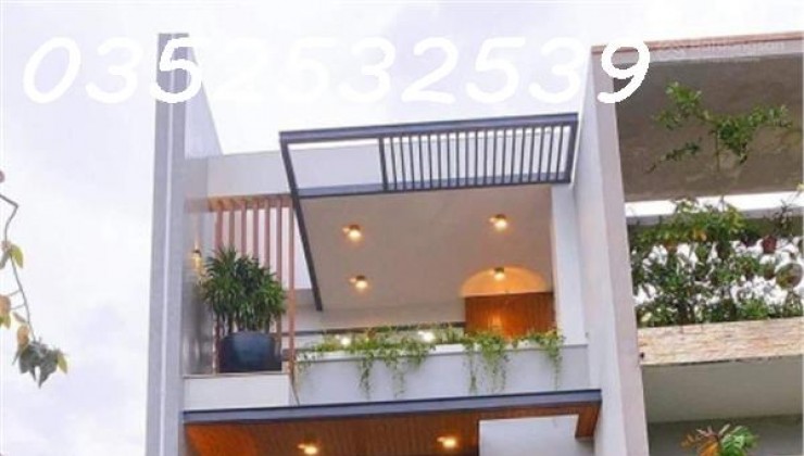 Bán nhà cạnh mặt tiền Nơ Trang Long - Nhà mới cứng 3 tầng 2 chiếc 7 chỗ đậu tại nhà - full nội thất