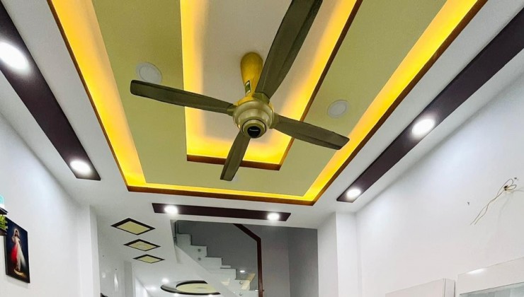 NHÀ 1/ QUANG TRUNG,CÓ SÂN THƯỢNG, 4 TẦNG, 48M2, HẺM 4M,  NHỈNH 4 TỶ