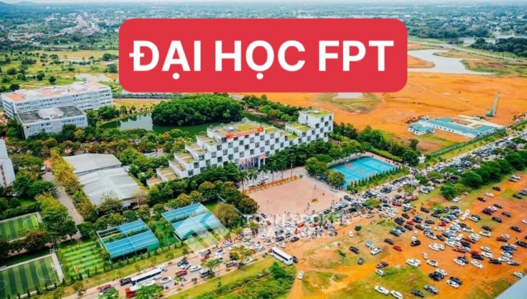 duy nhất chỉ hơn 1 tỷ sở hữu ngay hoa hậu lô góc 2 mặt tiền 72m2 full thổ cư tại trục chính tân xã hòa lạc