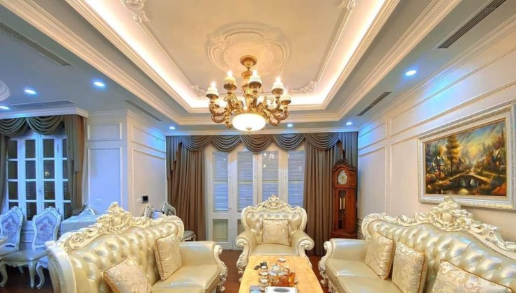 Bán Gấp Biệt Thự Vip - Phố Trung Kính, 160m x  4 tầng, Mặt tiền 13m. Giá 45 Tỷ.