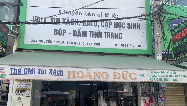 Quận Tân Phú  , Sang MB MT Đường nhựa 10m khu chợ MT 23A Nguyễn Súy, F. Tân Quý , Tel : 0937773840 ( Chính chủ )