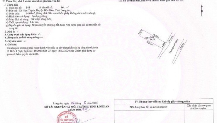 Mở bán KDC An Nông 5 sở hữu ngay lô đất đẹp vị trí trung tâm thị trấn Đức Hòa SHR-ck 9% và tặng ngay 3 chỉ vàng 9999