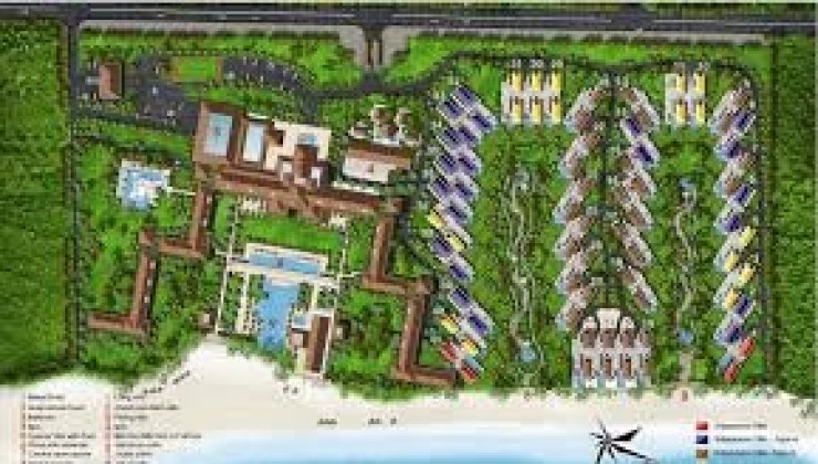 Bán biệt thự biển JW Marriot Đà Nẵng 1068m2 bể bơi view biển full nội thất - lợi nhuận 3,5 tỷ/ năm
