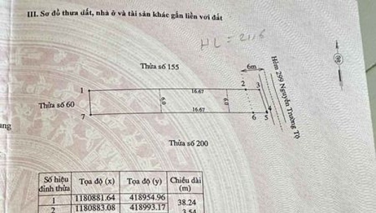 ĐẤT ĐẸP - GIÁ TỐT - Chính Chủ Bán LÔ ĐẤT HẺM TẠI  phường Tân Thiện, thị xã La Gi, tỉnh Bình Thuận