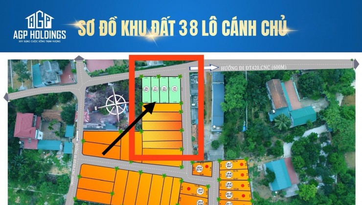 Đất vuông vắn không lỗi phong thủy tại khu công nghệ cao hòa lạc giá nhỉnh 1 tỷ