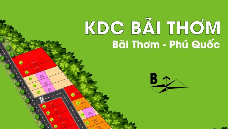 Cần bán gấp Thổ cư Trung Tâm Phú Quốc, 3p ra biển, Chỉ 6xx