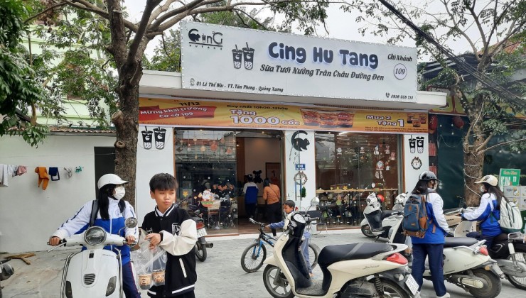 SANG NHƯỢNG CỬA HÀNG TRÀ SỮA CING HU TANG TẠI  QUẢNG XƯƠNG, THANH HÓA