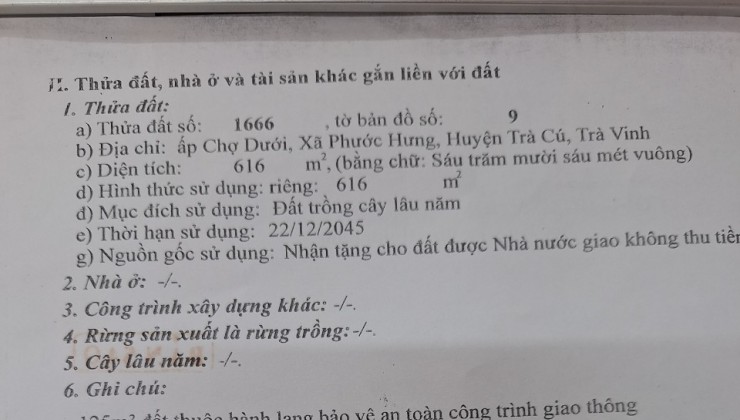 NHÀ ĐẸP – GIÁ TỐT - CHÍNH CHỦ CẦN BÁN CĂN NHÀ VỊ TRÍ TRUNG TÂM Phước Hưng, Trà Cú, Trà Vinh