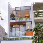 Bán nhà cạnh mặt tiền Nơ Trang Long - Nhà mới cứng 3 tầng 2 chiếc 7 chỗ đậu tại nhà - full nội thất