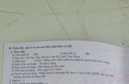 BÁN LÔ ĐẤT ĐẸP Tại Chỗ 2 Cây Điệp Đi Vào, Huyện Di Linh, Lâm Đồng