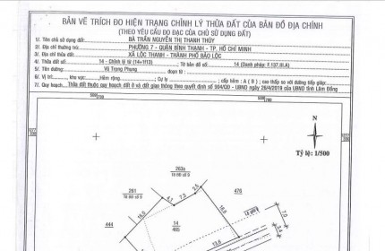 BÁN ĐẤT ĐẸP - Vị Trí Đẹp Tại Số 4 Vũ Trọng Phụng - Lộc Thanh- Bảo lộc - Lâm Đồng