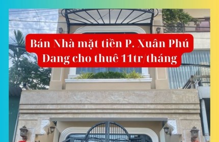 BÁN NHÀ MẶT TIỀN NGUYỄN ĐỖ CUNG, XUÂN PHÚ - ĐANG CHO THUÊ 11 Tr/Tháng - GIÁ CHỈ 3.8X TỶ!