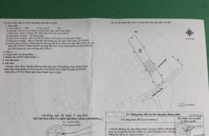 BÁN LÔ ĐẤT MẶT TIỀN ĐẸP - Vị Trí Đẹp Tại Đường Trương Định, TT Lộc Thắng,  Huyện Bảo Lâm, Lâm Đồng