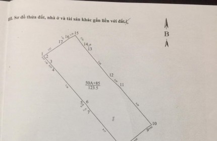 bán nhà 3 tầng phố Bạch Mai diện tích 124 m mặt tiền 6.3 m giá 18 tỷ