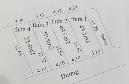 mở bán 4 lô liền kề tại Nghĩa Trai,  Tân Quang, Văn Lâm,  Hưng Yên, Giá tốt đầu tư Khách hàng có nhu cầu hãy nhanh chân sở hữu