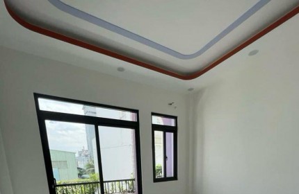 CHỈ 6T MẶT TIỀN 4M GIÁP TÂN PHÚ NGAY LÊ VĂN QUỚI 4 TẦNG  BTCT MẶT TIỀN ĐƯỜNG XE TẢI THÔNG 6M