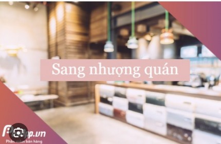 CẦN SANG NHƯỢNG LẠI QUÁN TẠI SƠN TRÀ, ĐÀ NẴNG.