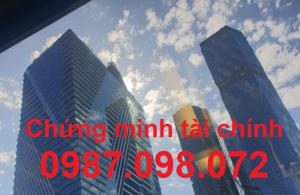 Chứng minh tài chính tại Hà Nội