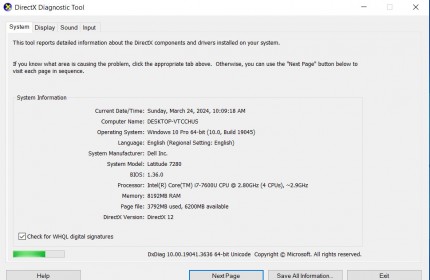 Laptop Giá Rẻ Bình Dương - Dell 7280 i7 7600/8GB/256GB/12.5