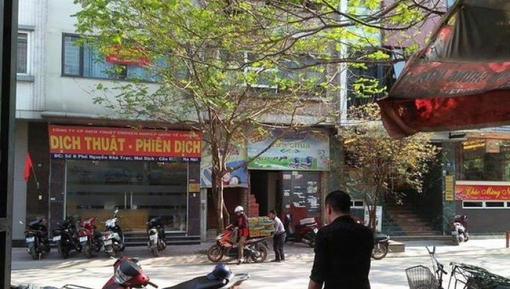 Bán Nhà phố Nguyễn Chánh 40m2, 6 tầng , Mặt tiền : 3.5m, giá : 24 tỷ