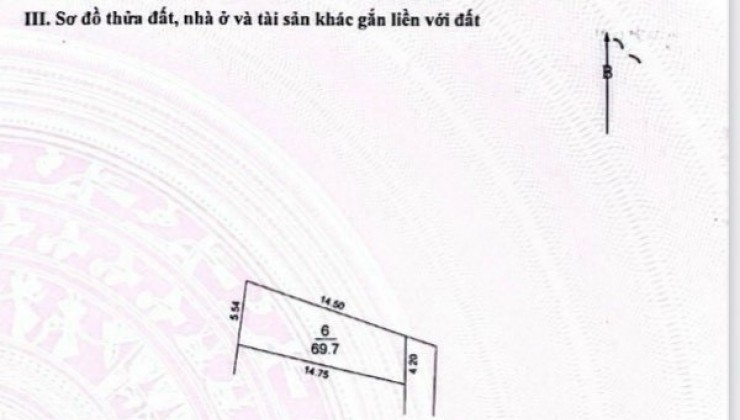 BÁN 69,7M XÓM TIÊN, TIÊN HÙNG, NGUYÊN KHÊ, ĐÔNG ANH - GIÁ ĐẦU TƯ 3XTR/M