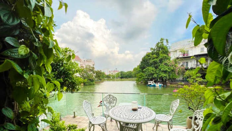 Biệt thự Vin riverside, Long Biên ở thoáng mát view sông, vị trí đẹp nhất 290m x 4t, 89 tỷ