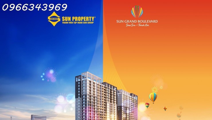 NHẬN THÊM THÊM 1%. CĂN HỘ CAO CẤP MẶT BIỂN SUN SẦM SƠN. LH: 0966343969