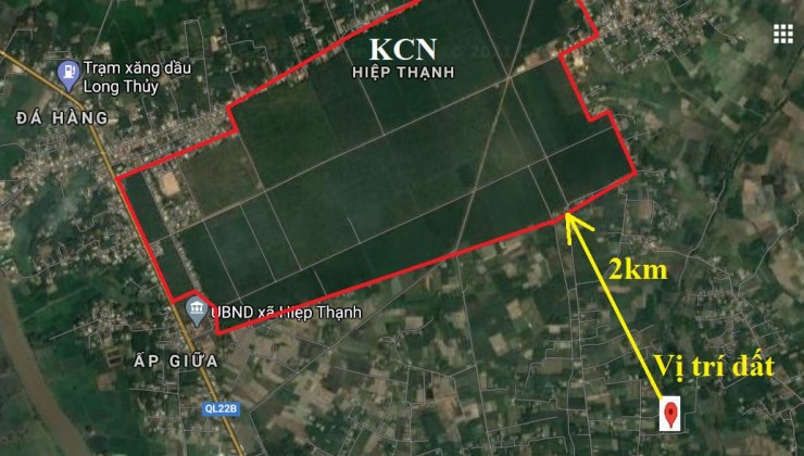 Bán đất gần KCN Hiệp Thạnh - Tây Ninh