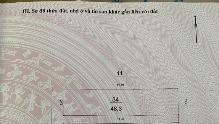 Cần bán nhà phố Định Công, Hoàng Mai lô góc 3 thoáng, DT 48m2 x 4 tầng